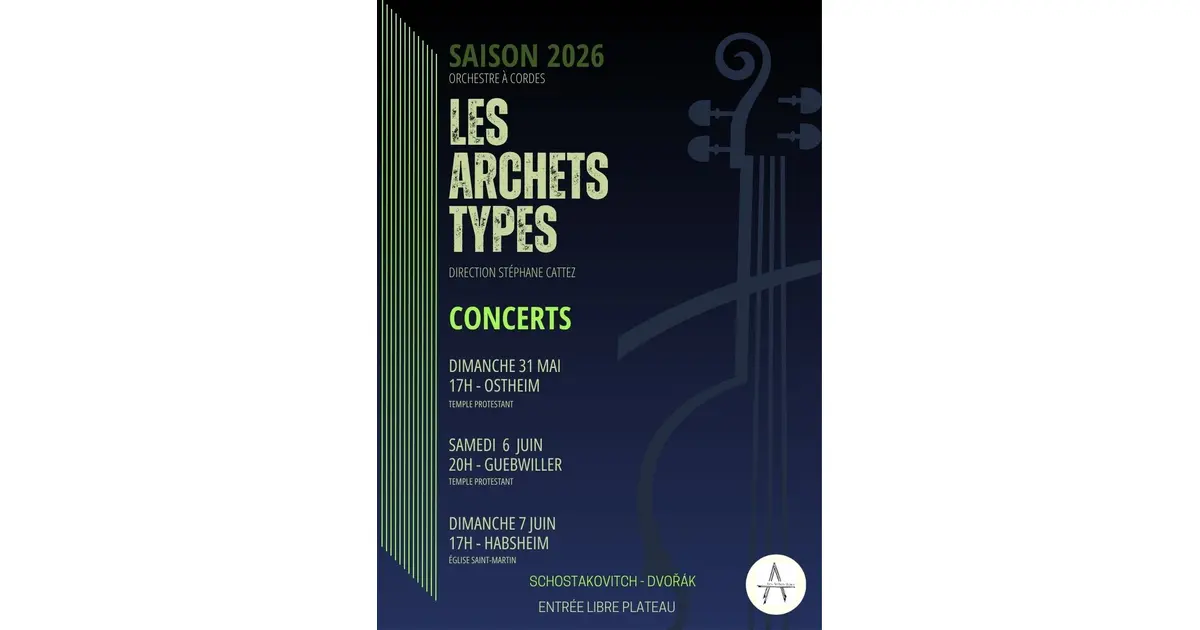 Concert de l'Orchestre à cordes "Les Archets Types"