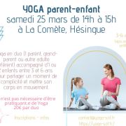 Yoga duo parent-enfant 3-6 ans le 25 mars 2023