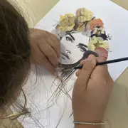 Portraits fleuris à la manière d’Inès Wagner (à partir de 6 ans)