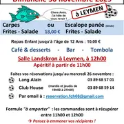 Repas Carpes-Frites du FC Hagenthal-Wentzwiller