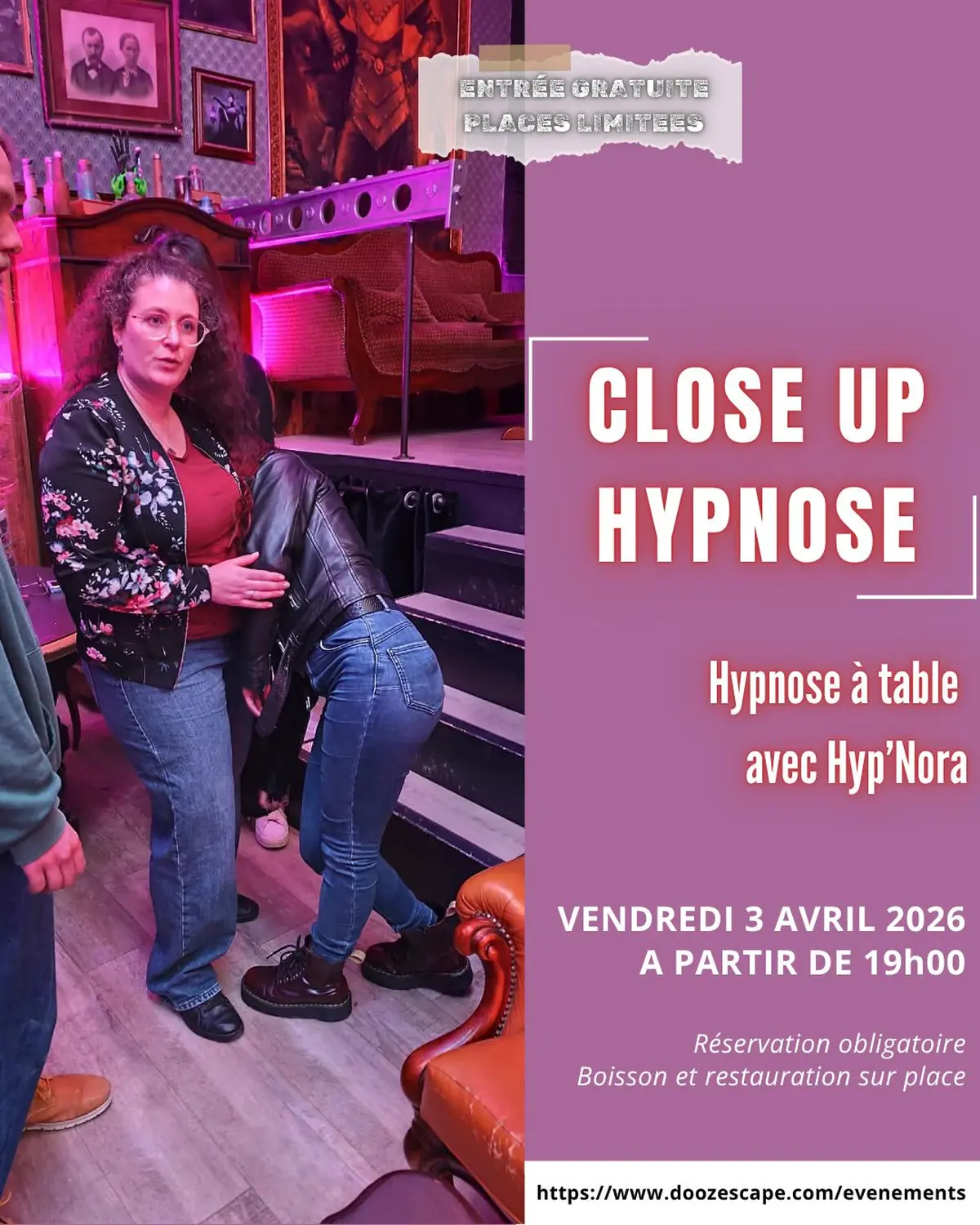 Close Up Hypnose avec Hyp'Nora