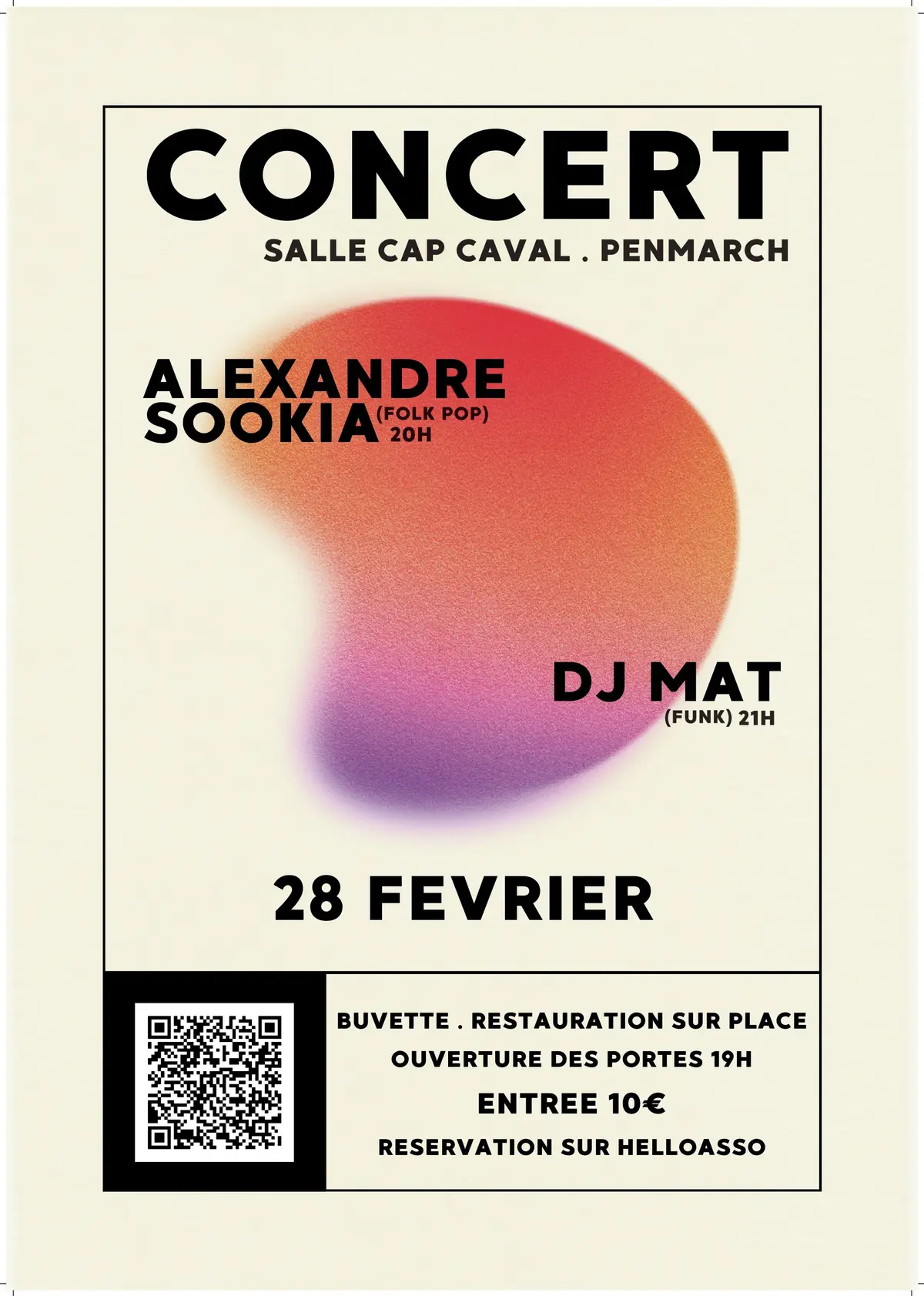 Soirée Concert / DJ set à la salle Cap Caval de Penmarc'h