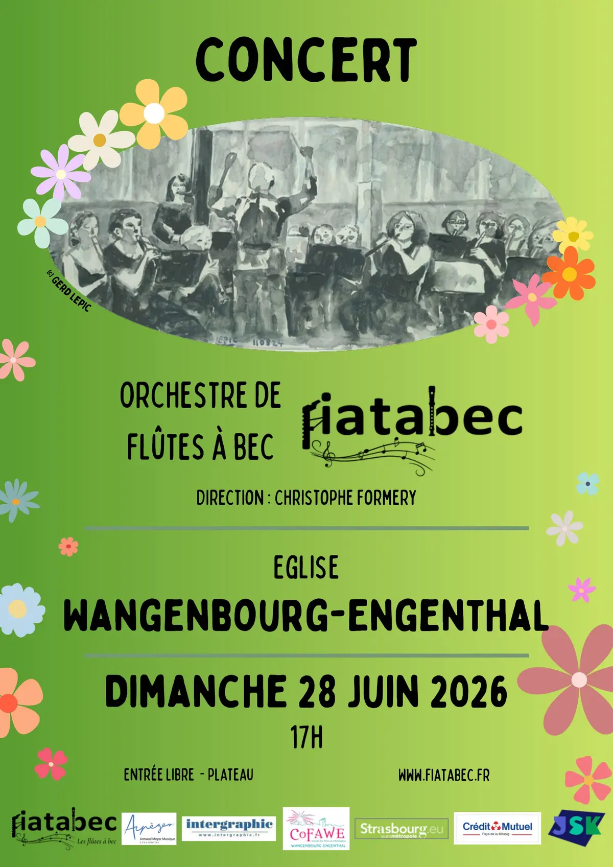 Concert Orchestre de flûtes à bec Fiatabec