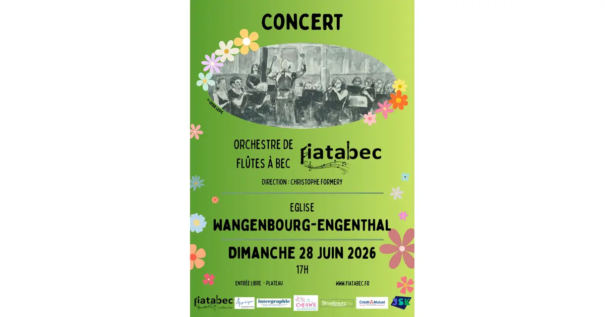 Concert Orchestre de flûtes à bec Fiatabec