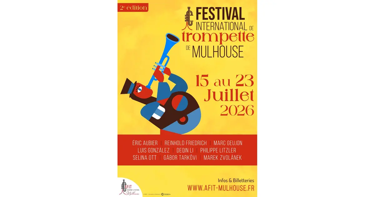 Affiche Festival international de trompette de Mulhouse