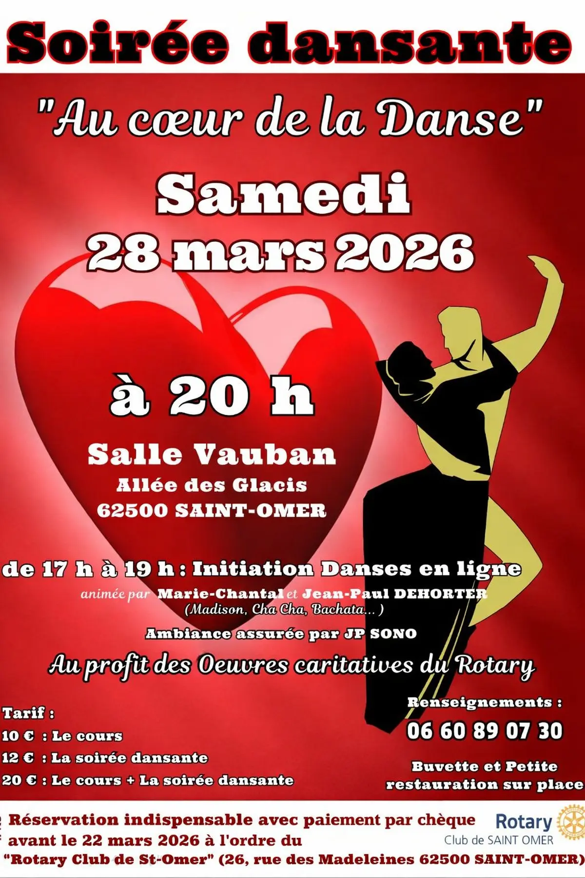 Soirée dansante Au  coeur de la danse