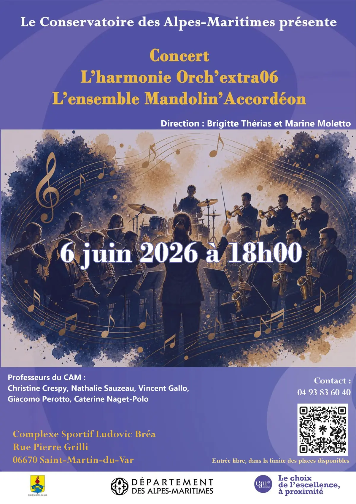 Concert de l’Harmonie et de l'ensemble Mandolin'Accordéon