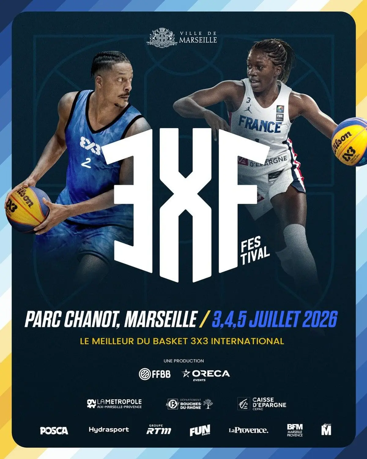 3XFestival : le show mondial du basket 3x3 revient à Marseille !