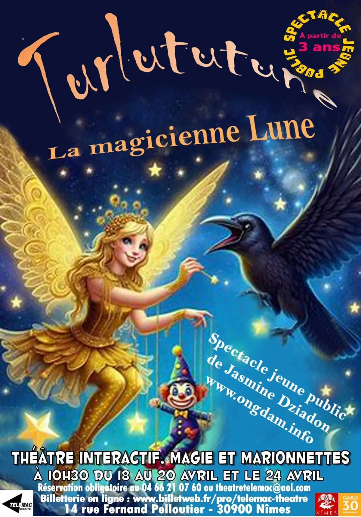 TURLUTUTUNE Théâtre interactif, magie et marionnettes pour les 3-6 ans