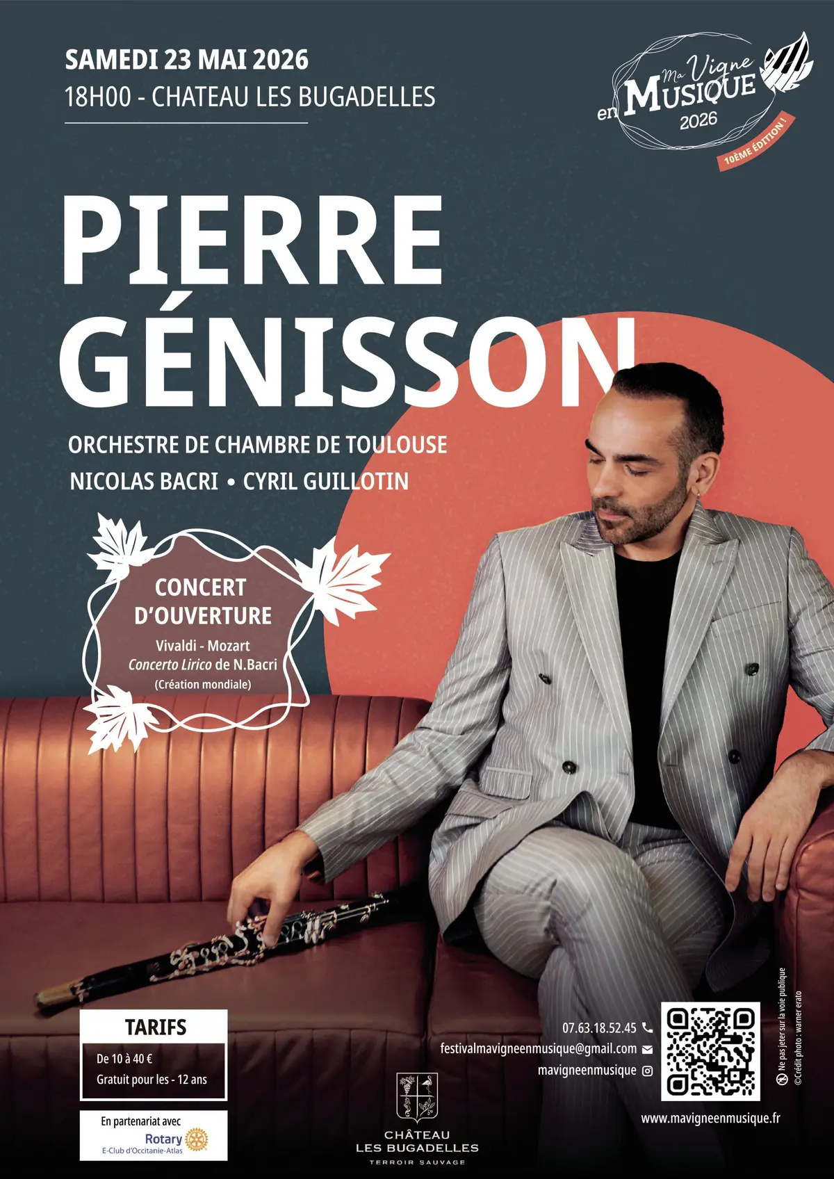 Concert d'Ouverture-Pierre Génisson 