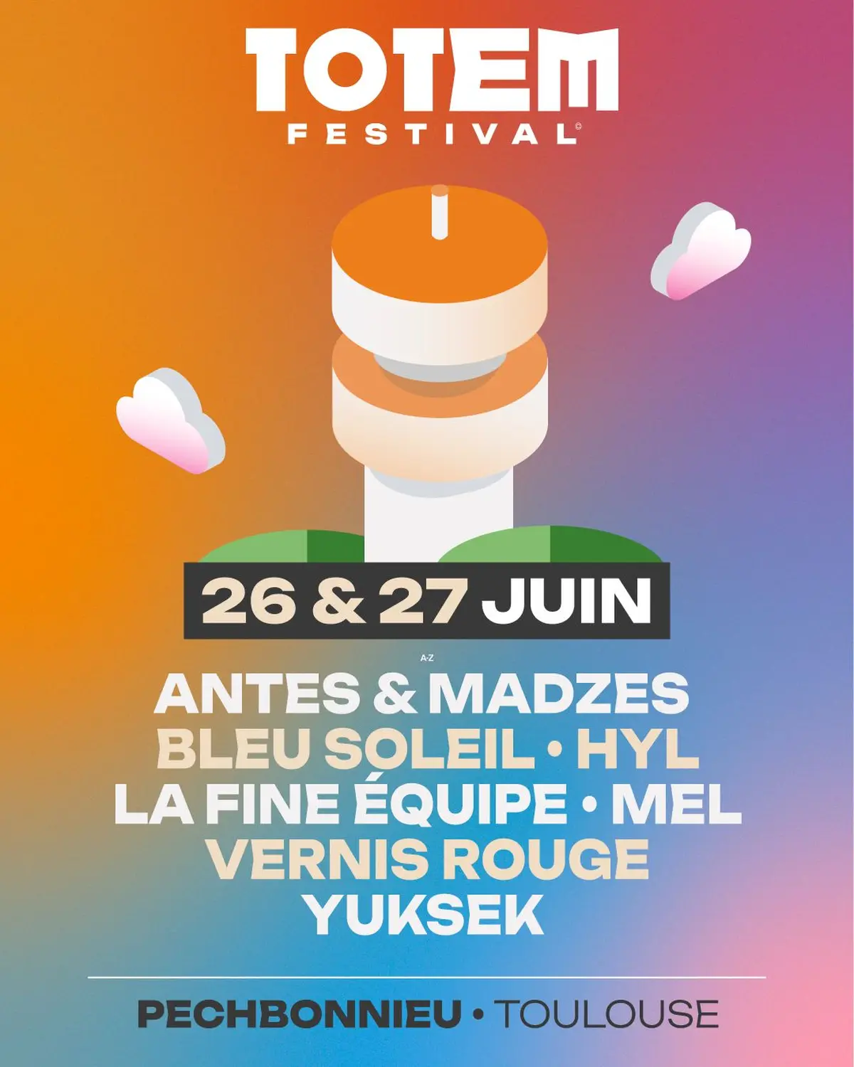 Totem Festival 4 - 26 et 27 juin 2026