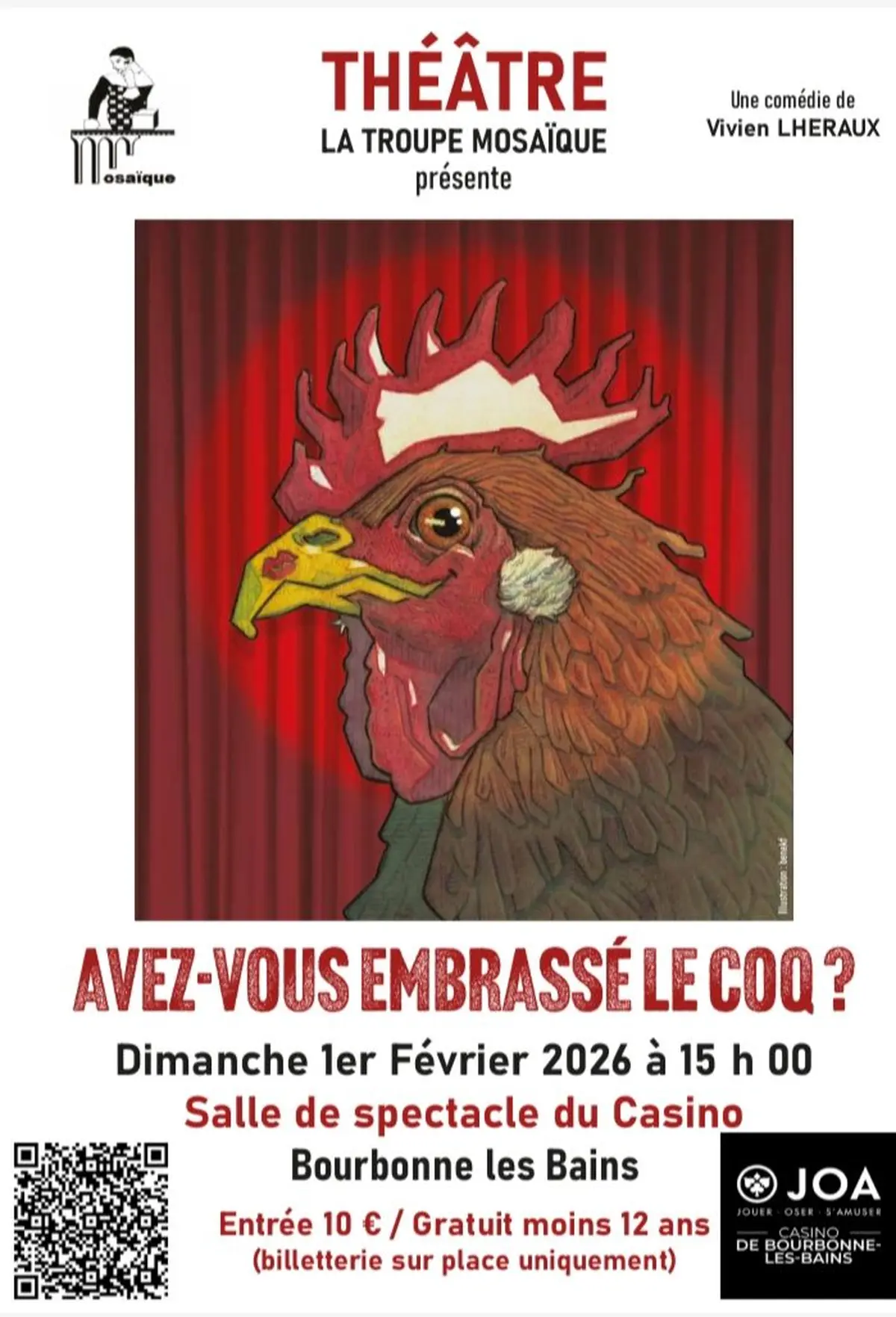 Avez-vous embrassé le coq ?
