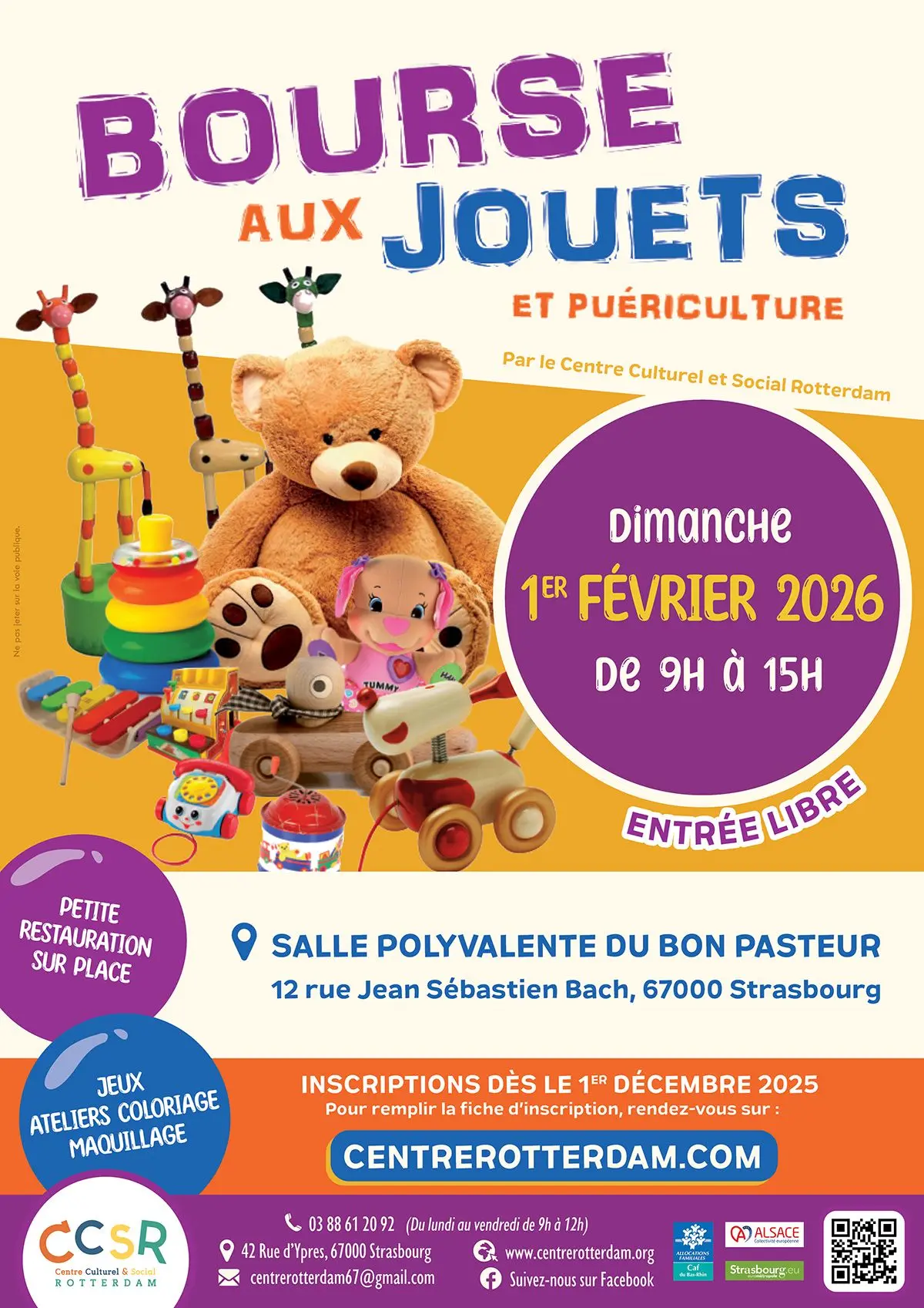 Bourse aux jouets et puériculture