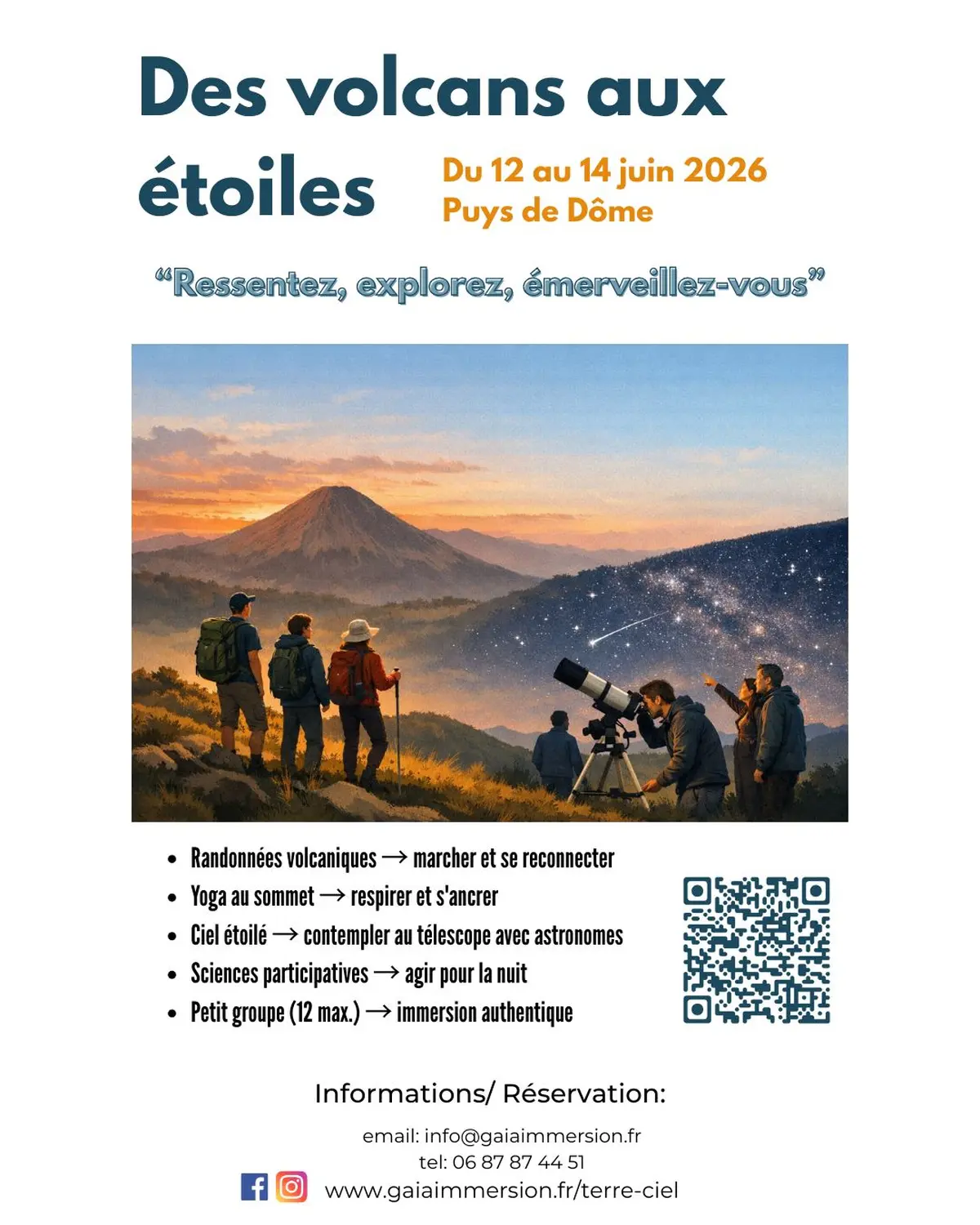 Des volcans aux étoiles