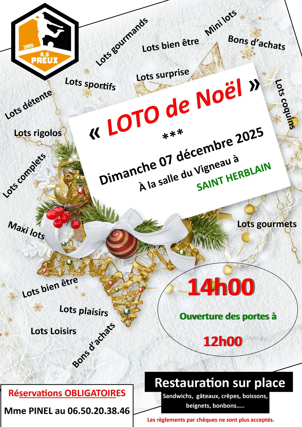 Loto de l'AS Preux Footbal