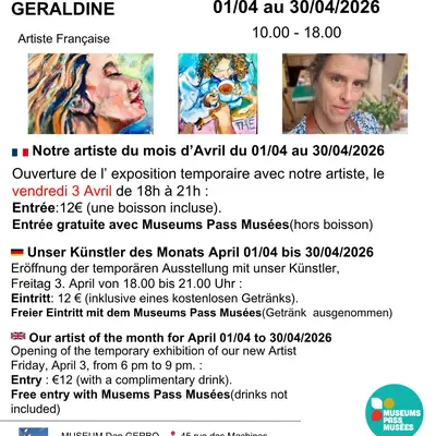 Exposition & Soirée d' Inauguration de Géraldine