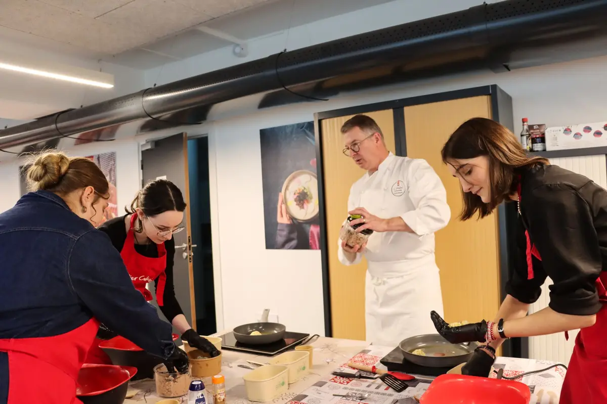 Atelier étudiants du Chef Bruno spécial Inde