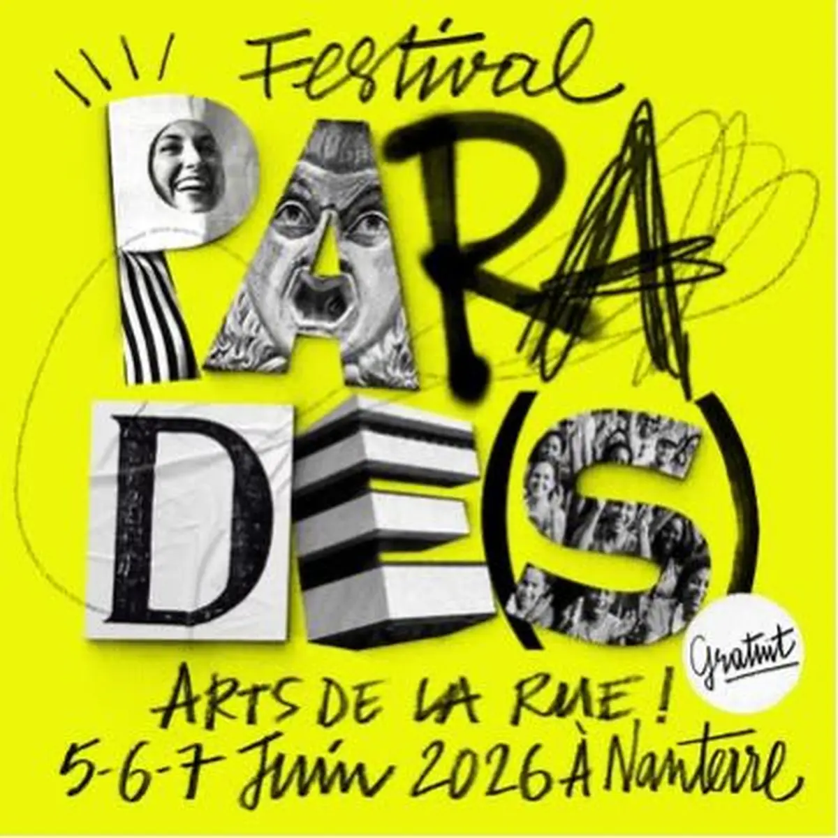 Parad(e)s - Festival  des Arts de la Rue de Nanterre - 5,6,7 Juin 2026
