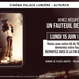 Séance Michael / Venez démonter votre fauteuil de cinéma et repartez avec !