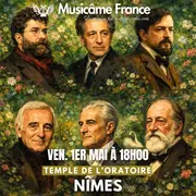 Concert à Nîmes: Debussy, Ravel, Bizet, Aznavour, Saint-Saëns, Dutilleux