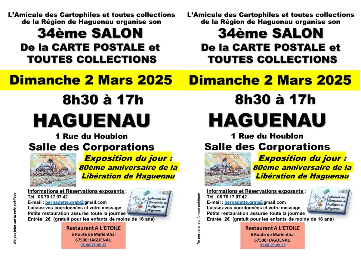 35ème Salon de la Carte Postale et toutes Collections