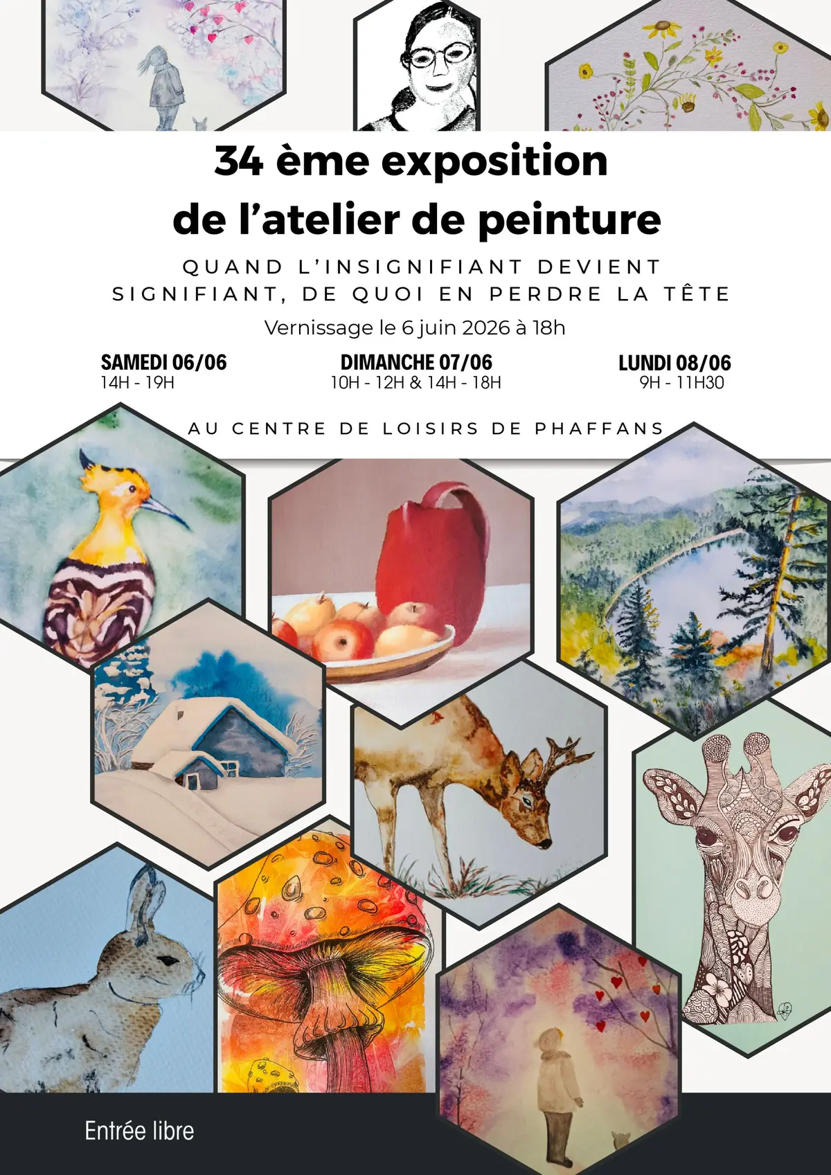 34eme Exposition de peinture Phaffans 90150