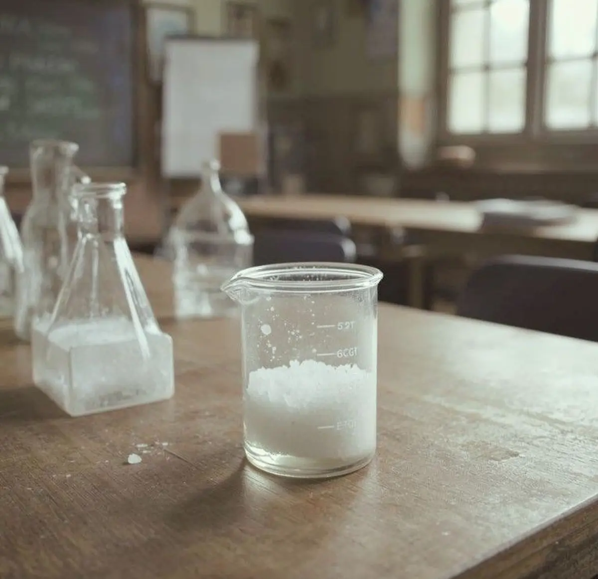 Le petit labo du sel.