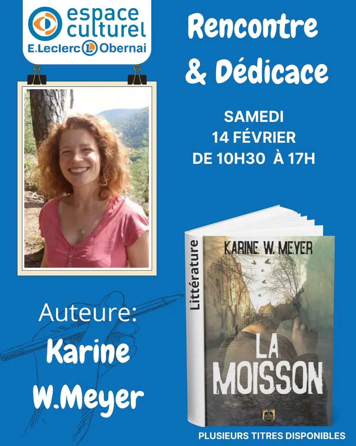 Séance de dédicaces