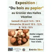 Exposition  Du bois au papier