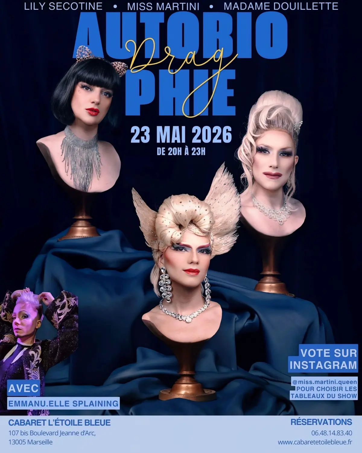 Show AutobioDRAGphie - Samedi 23 mai