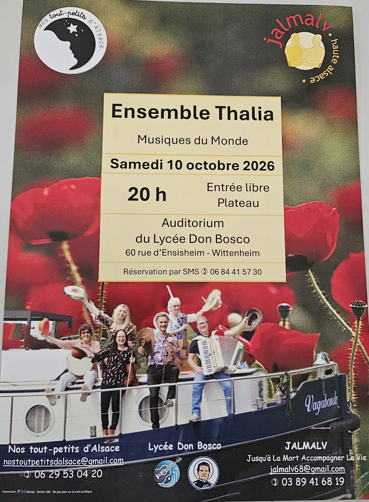 Concert au profit de Jalmlav et NTPA 