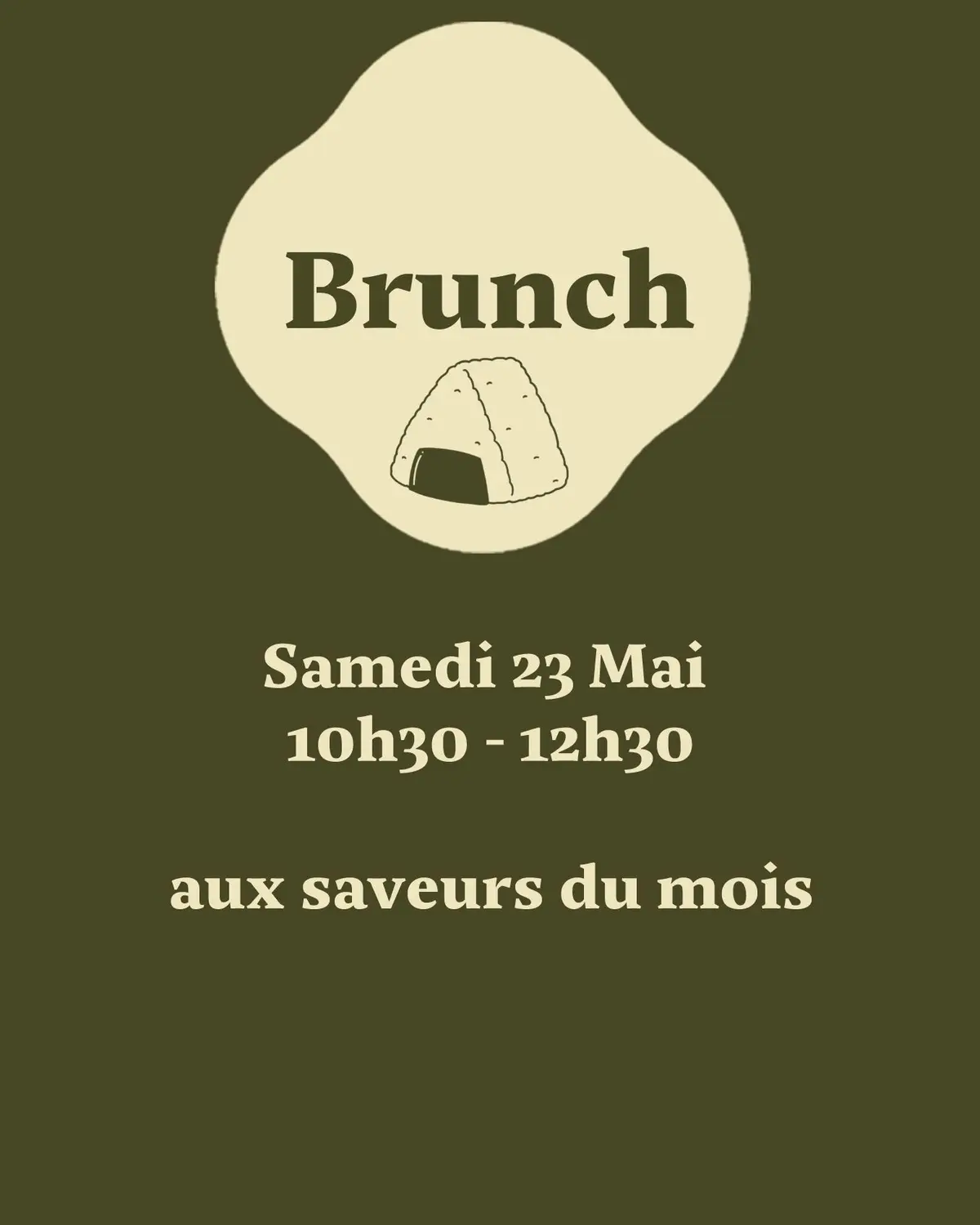 Brunch Japonais- aux saveurs du mois