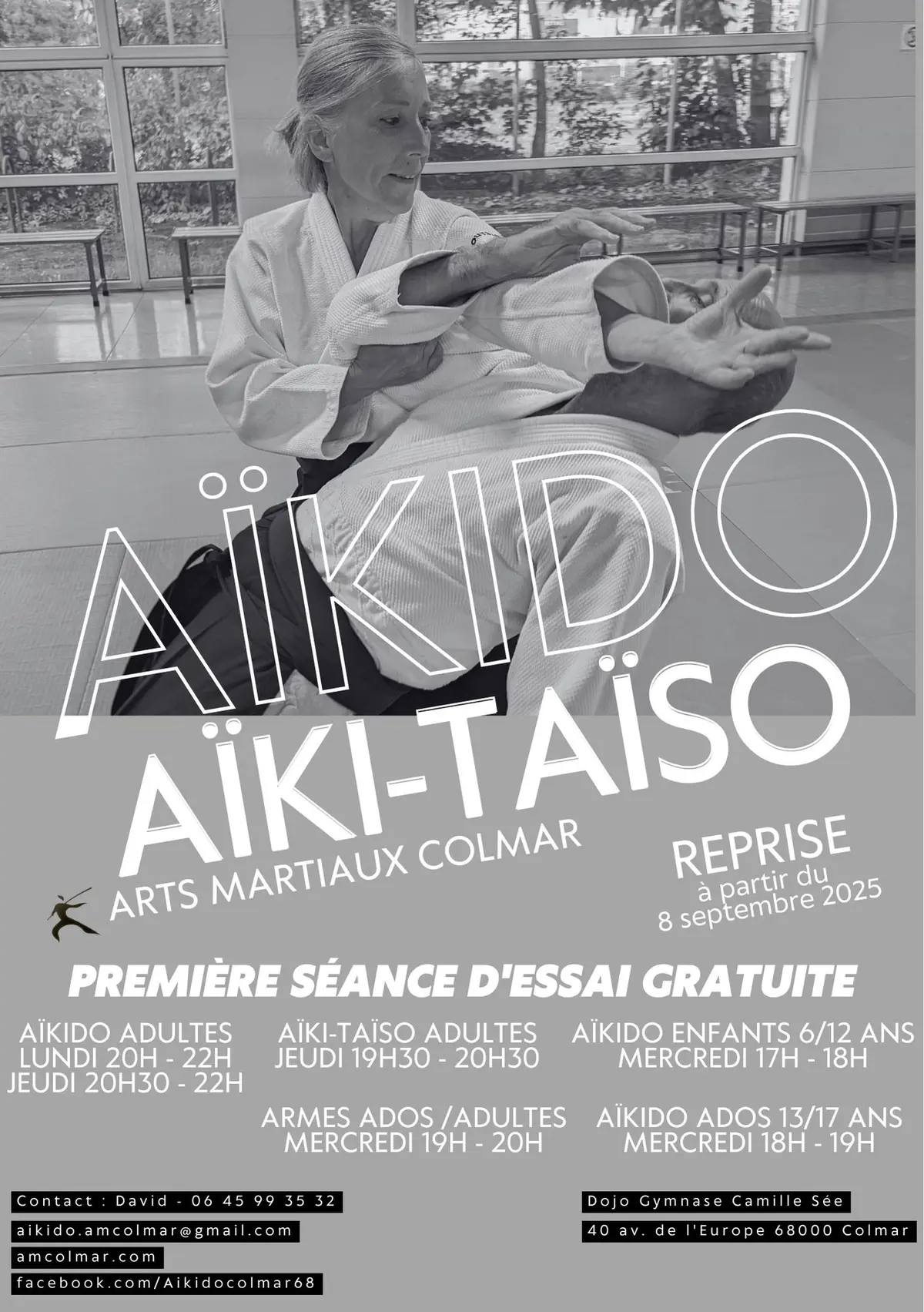 Nouvelle saison aïkido & aïki-taïso Arts Martiaux Colmar 2025/2026