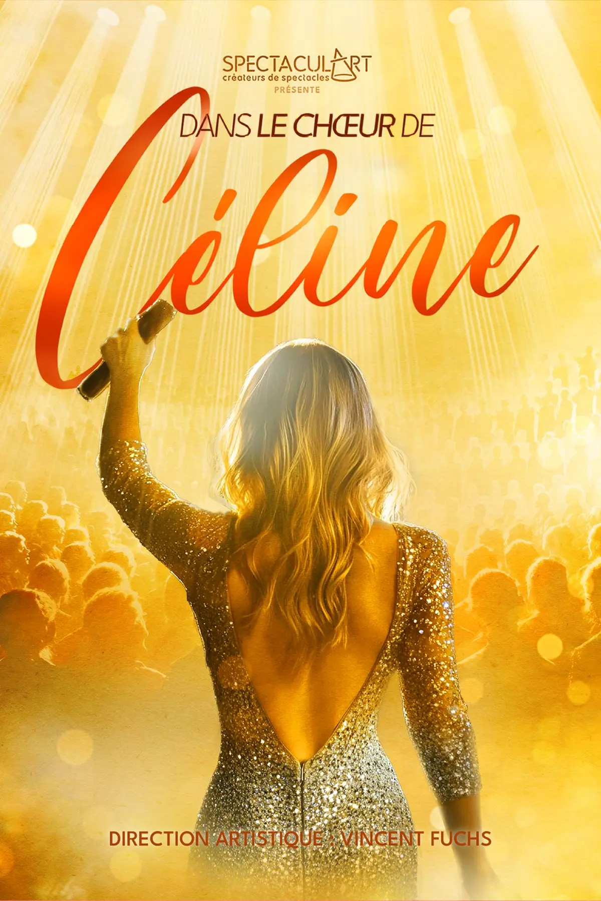 Dans le Choeur de Céline Avec 300 choristes