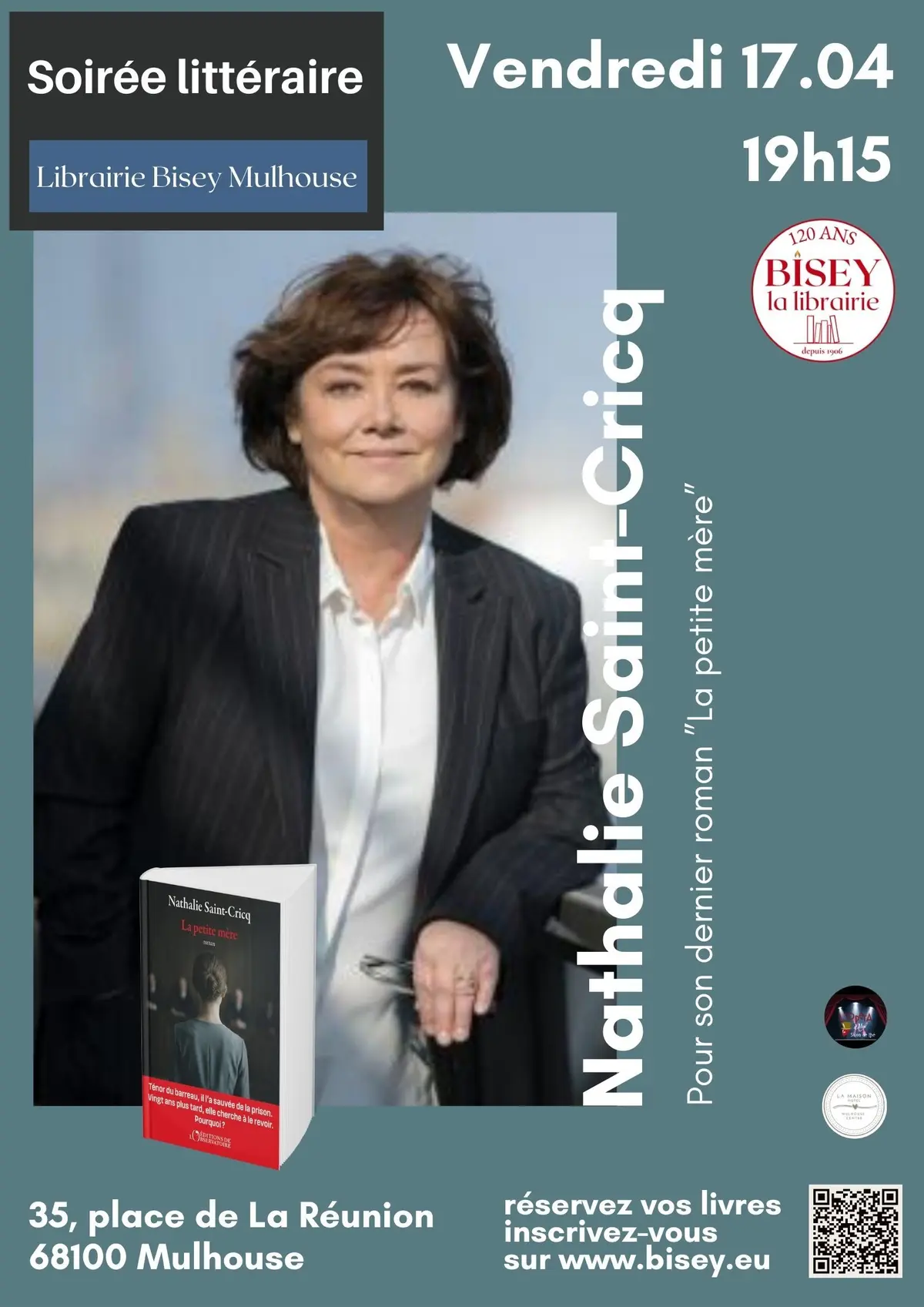 Soirée littéraire avec Nathalie Saint-Cricq - La petite mère 