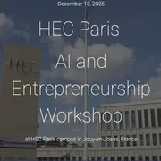 HEC Paris Atelier IA et entrepreneuriat