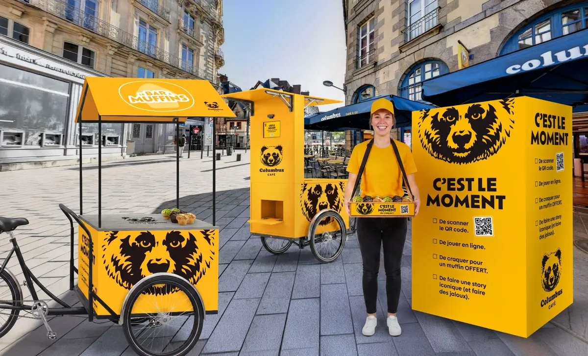 Columbus Café inaugure sa tournée de muffins en France à Dijon