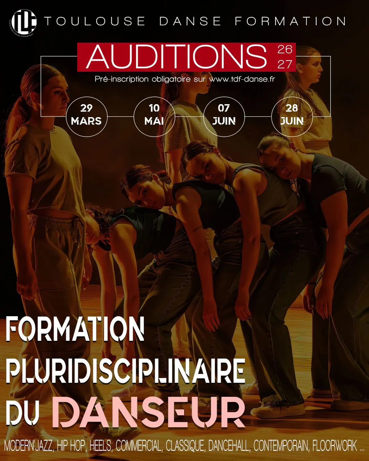 Audition Toulouse Danse Formation