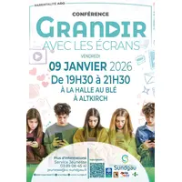 Conférence Grandir avec les écrans &copy; CC SUNDGAU