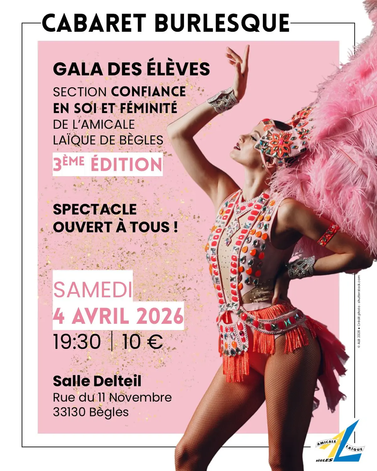 Gala des élèves Cabaret Burlesque - 3ème édition !