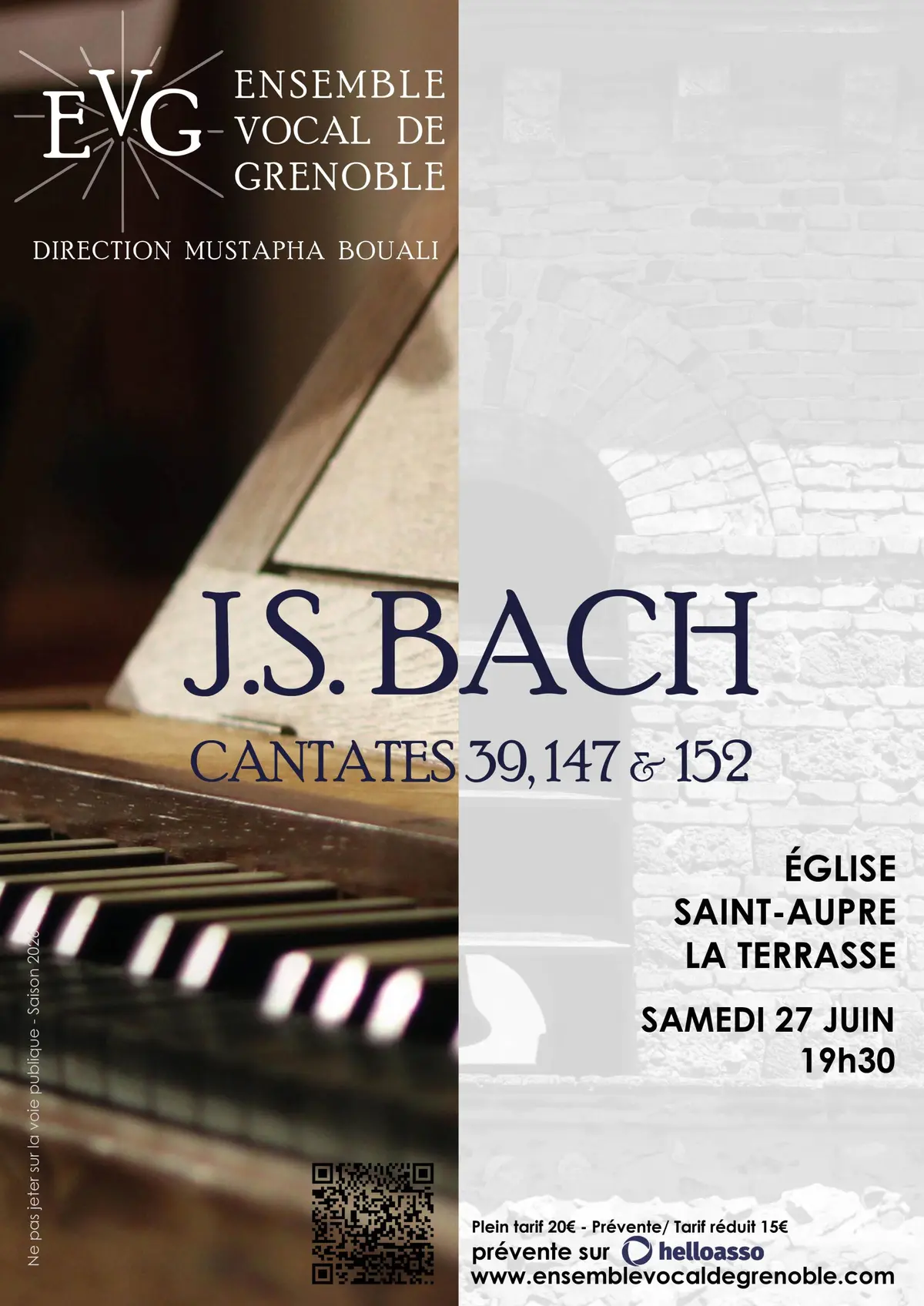 Que ma joie demeure Concert des cantates 39,147 et 152 de J.S. Bach