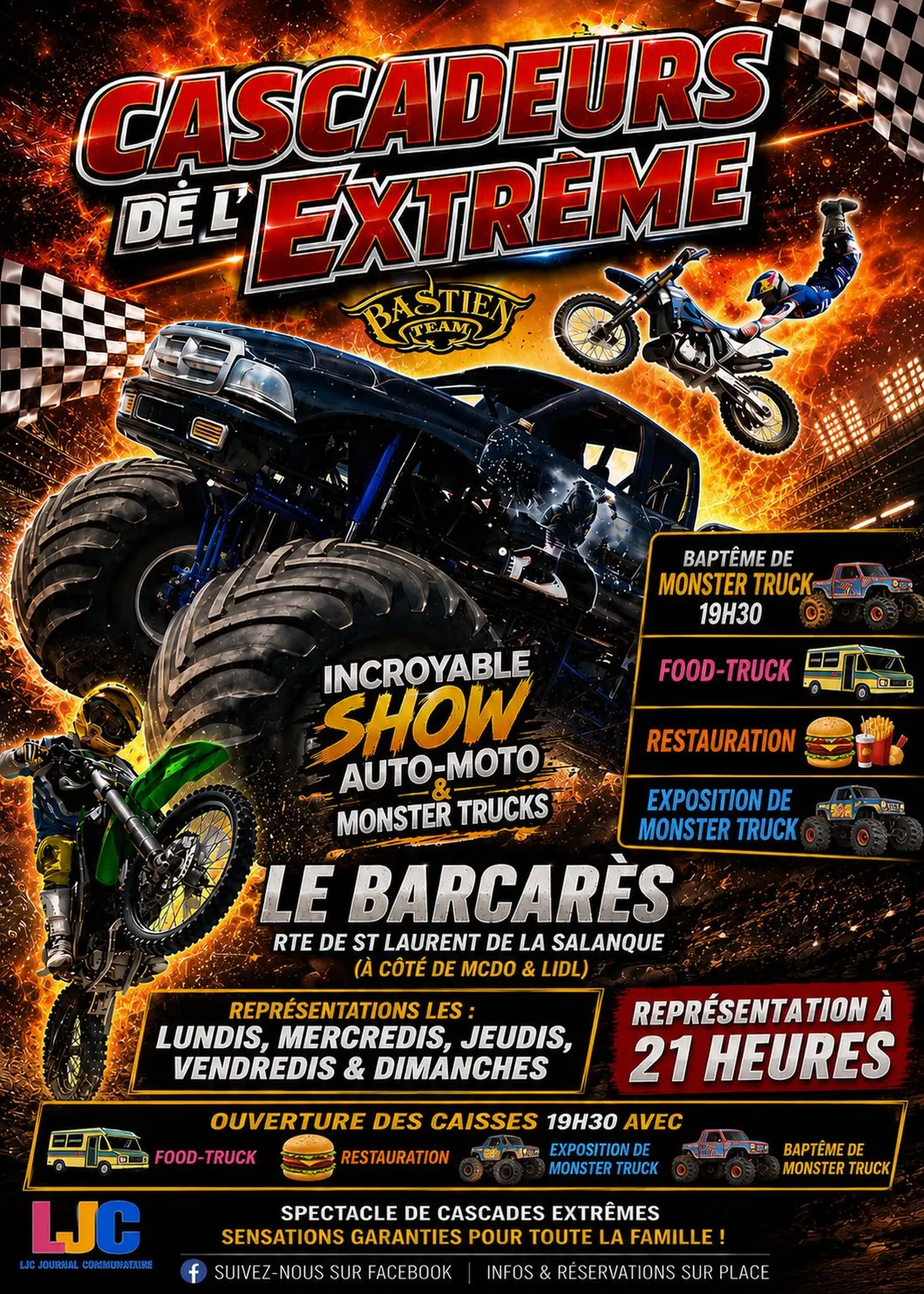 Cascadeurs de l’extrême Barcarès 2026
