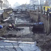 Les fouilles archéologiques des lignes B-C-E du tramway de Strasbourg