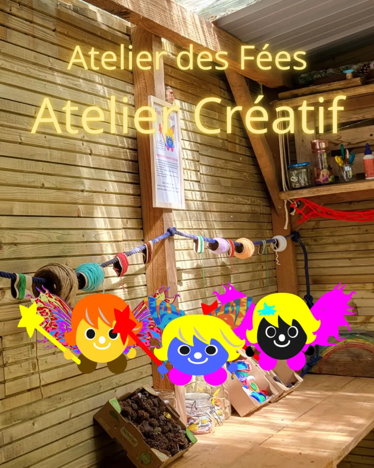 Atelier créatif d'Art Récup : l'Atelier des Fées