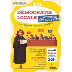 Démocratie locale, l'audience est ouverte - Riedisheim