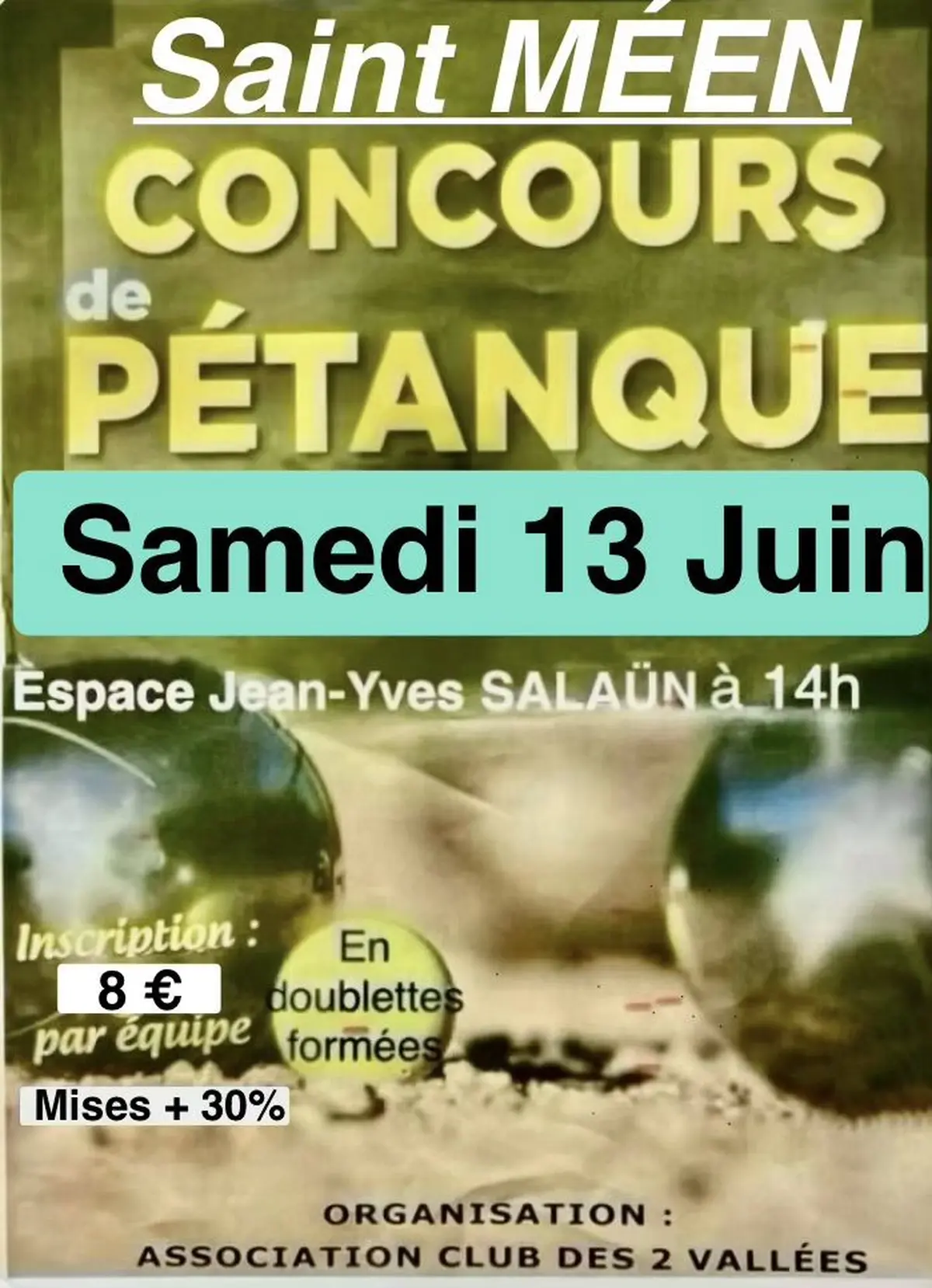 Concours de pétanque