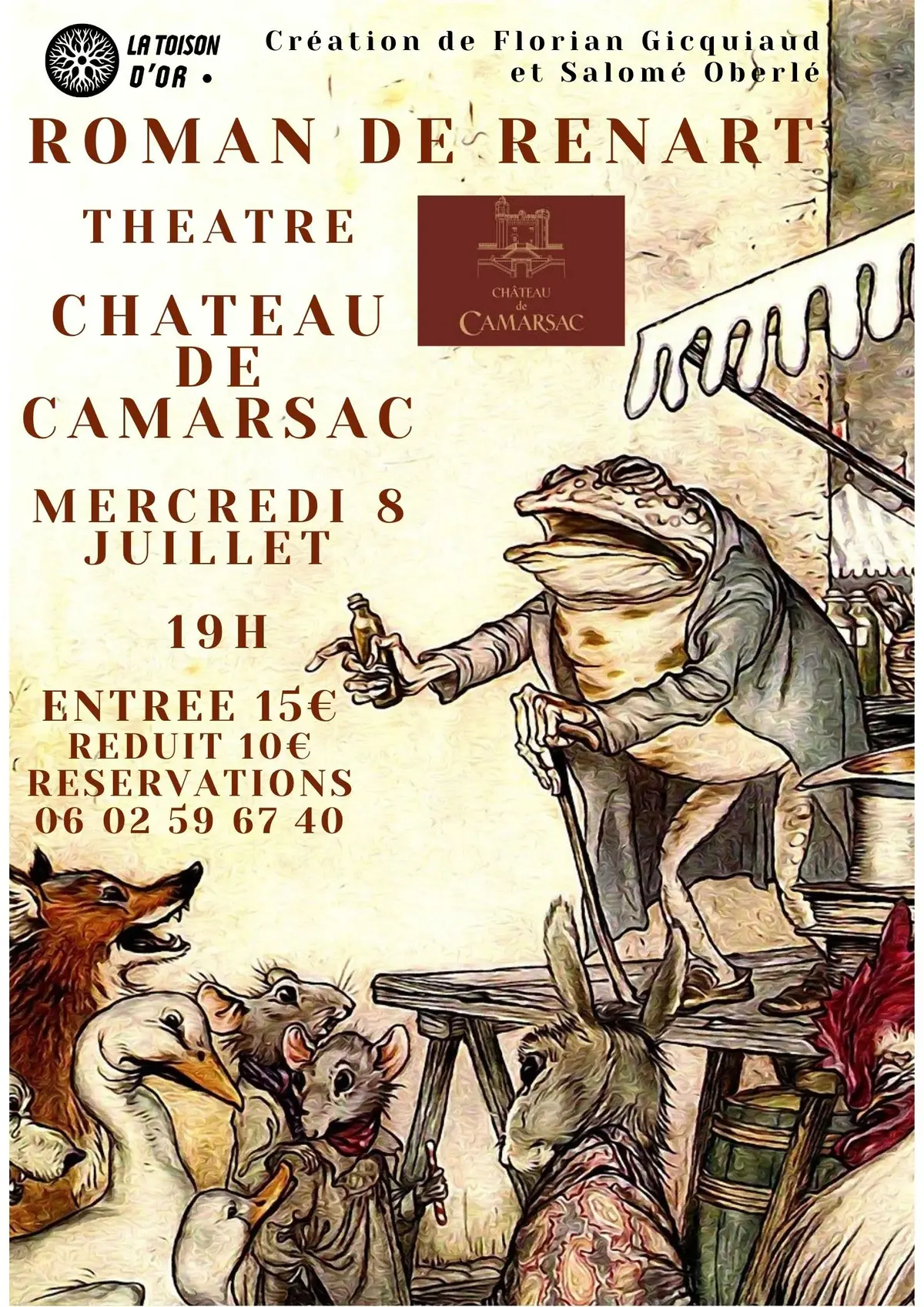 Spectacle solo Roman de Renart