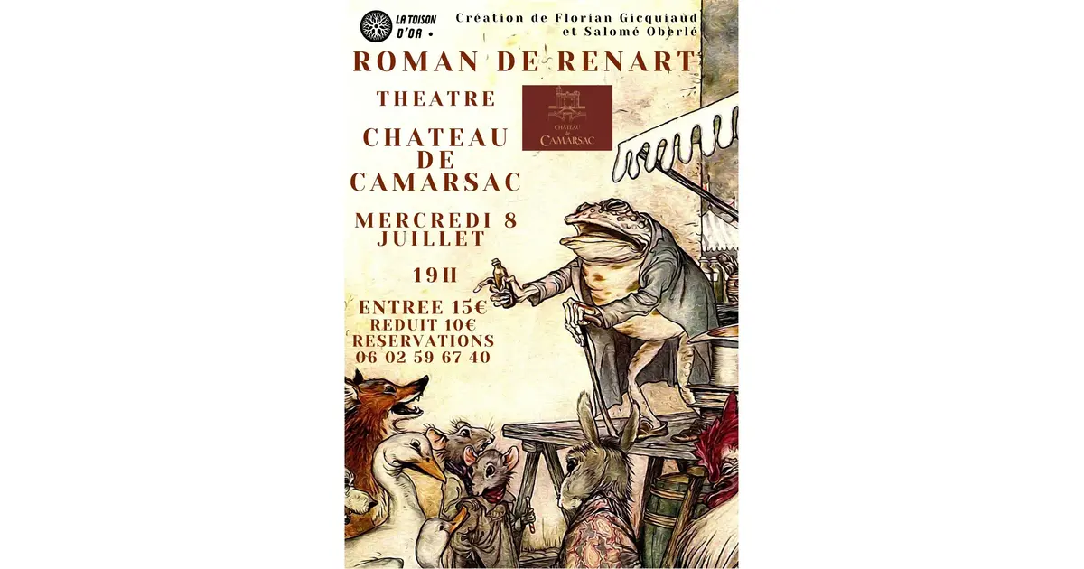 Spectacle solo Roman de Renart