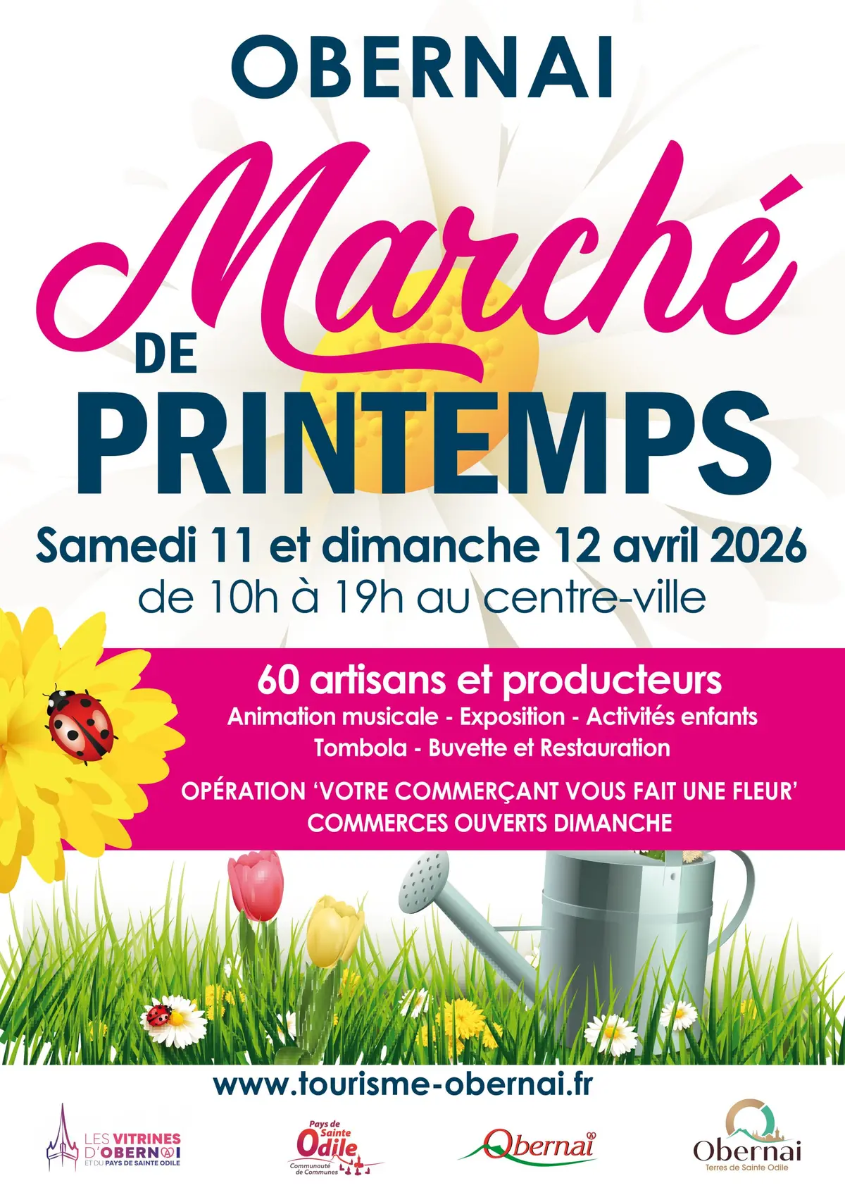 Marché de printemps à Obernai