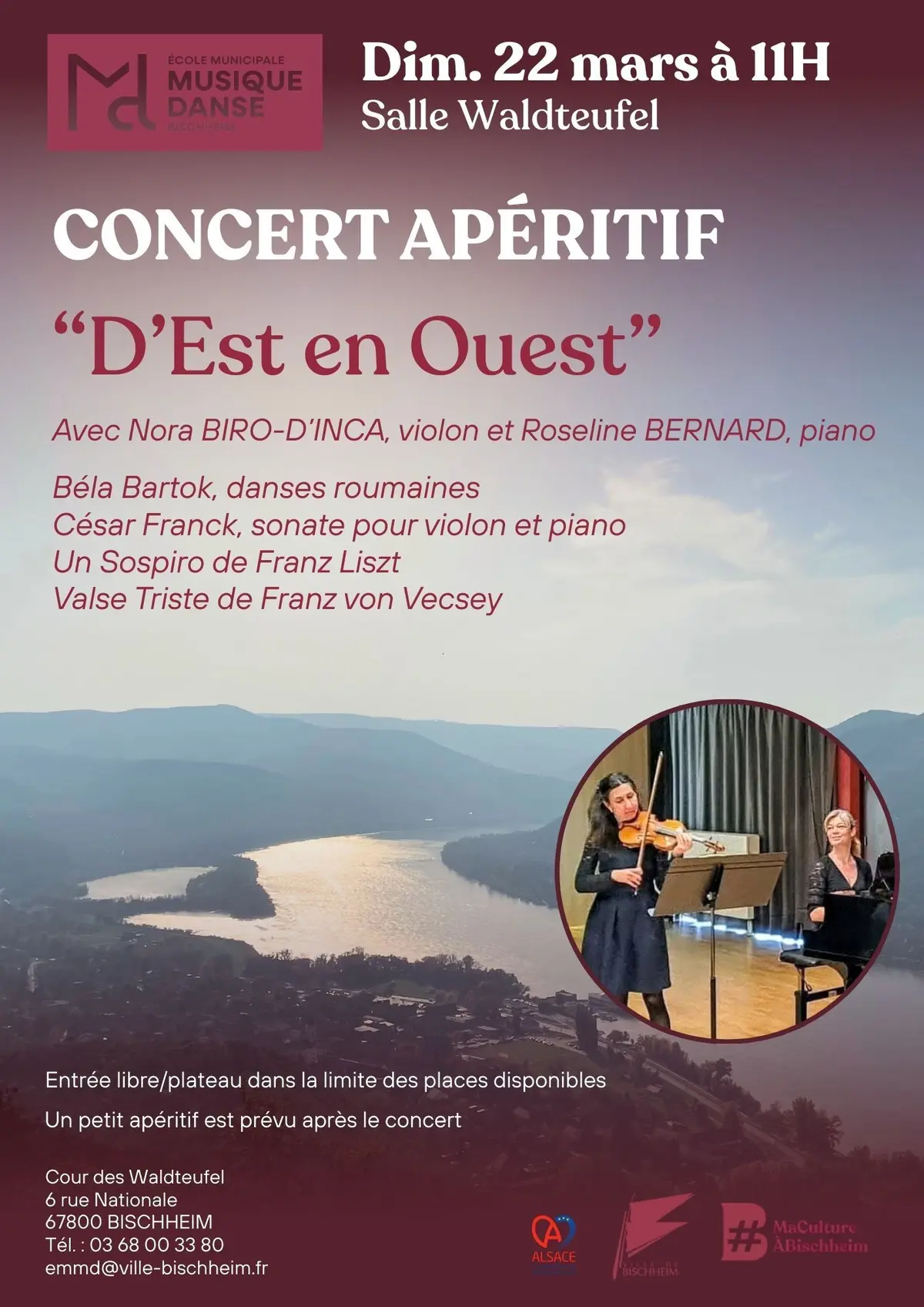 Concert apéritif : D'Est en Ouest